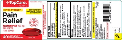Topcare Apap 500mg 40ct Front